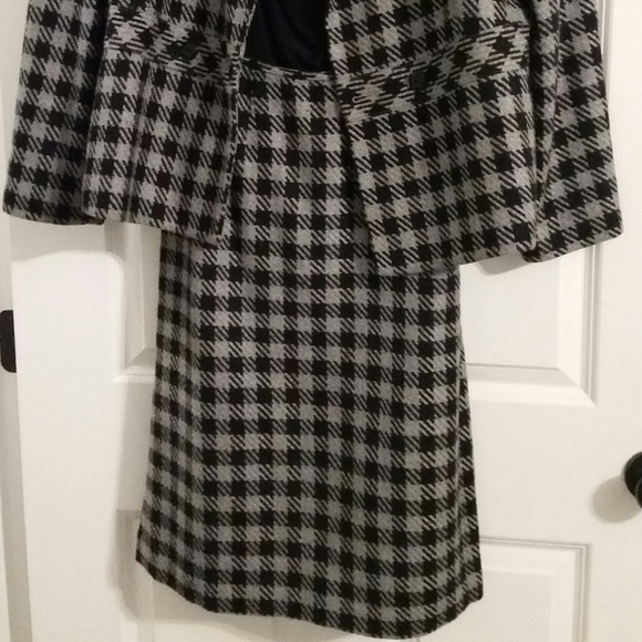 Vintage Bill Blass Houndstooth suit Size 16 - Picture 6 of 8